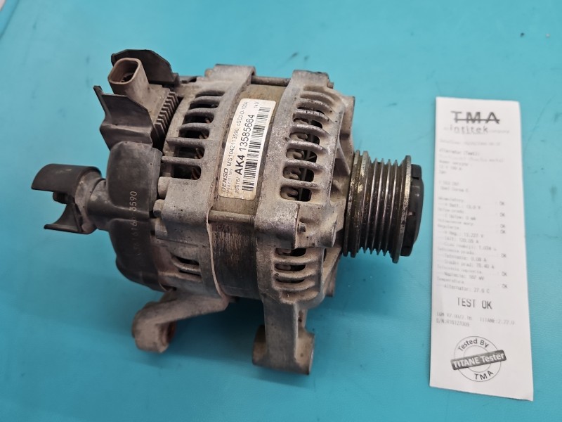 TEST Alternator Opel Corsa E MS1042113590, 13585664 1.4 16V (B14XEL)