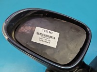 Lusterko lewe Vw Golf V elektryczny, Europejska, Kod lakieru: LC5F, Regulowane elektrycznie, składane ręcznie. Odpryski i...
