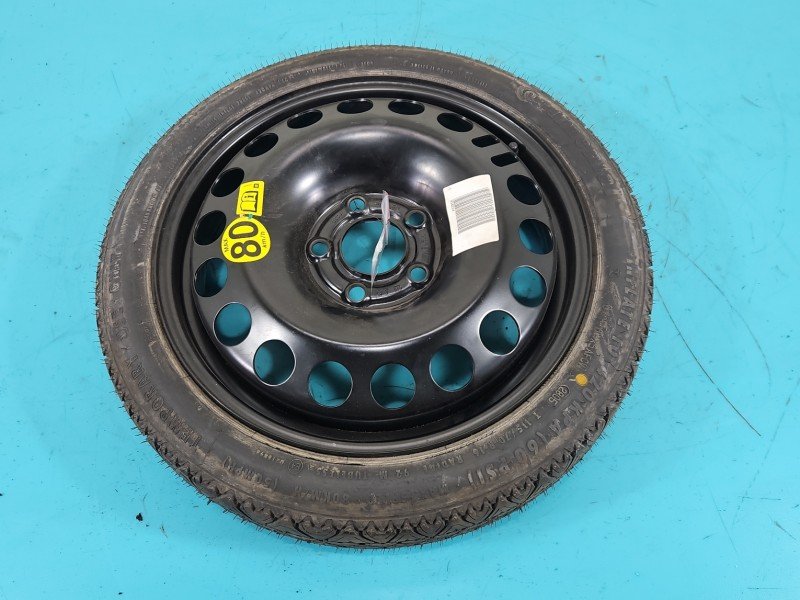 Koło zapasowe 16" dojazdowe dojazdówka Opel Astra III H Rozstaw śrub: 5x110, Continental, 115 mm, Profil opony: 70,... Koło zapasowe 16" dojazdowe dojazdówka Opel Astra III H Rozstaw śrub: 5x110, Continental, 115 mm, Profil opony: 70,...
