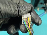 Lusterko lewe Nissan Pulsar elektryczny, Europejska, Kod lakieru: K51g, Rysy na kierunku,7 pinów europa