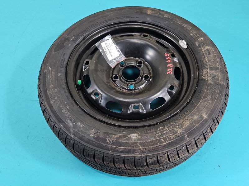 Koło zapasowe 14" dojazdowe dojazdówka Seat Cordoba II 6L Rozstaw śrub: 5x100, Marka opon: Riken, 185 mm, Profil opony: 60,... Koło zapasowe 14" dojazdowe dojazdówka Seat Cordoba II 6L Rozstaw śrub: 5x100, Marka opon: Riken, 185 mm, Profil opony: 60,...