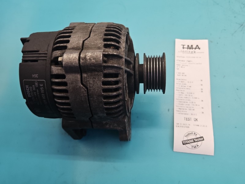 TEST Alternator Audi 80 B4 1.9 tdi 028903025E, 0123320003