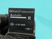 Pas bezpieczeństwa przód prawy pasażera Renault Captur I 868843983R, 878177659R