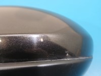 Lusterko lewe Mazda 2 II DE czarny, malowana, elektryczny, Europejska, Kod lakieru: 35N, porysowany lakier. Odpryski. 7pin...