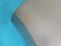 Zderzak przód Fiat Bravo II srebrny, 272/B