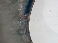 Błotnik przód lewy Renault Kangoo I turkusowy