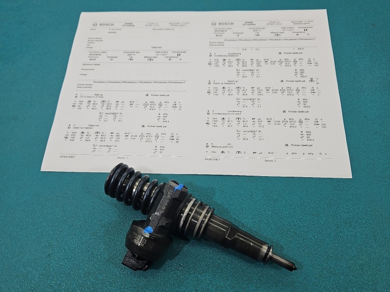 testowany Pompowtryskiwacz 0414720216, 038130073BA 1.9 tdi