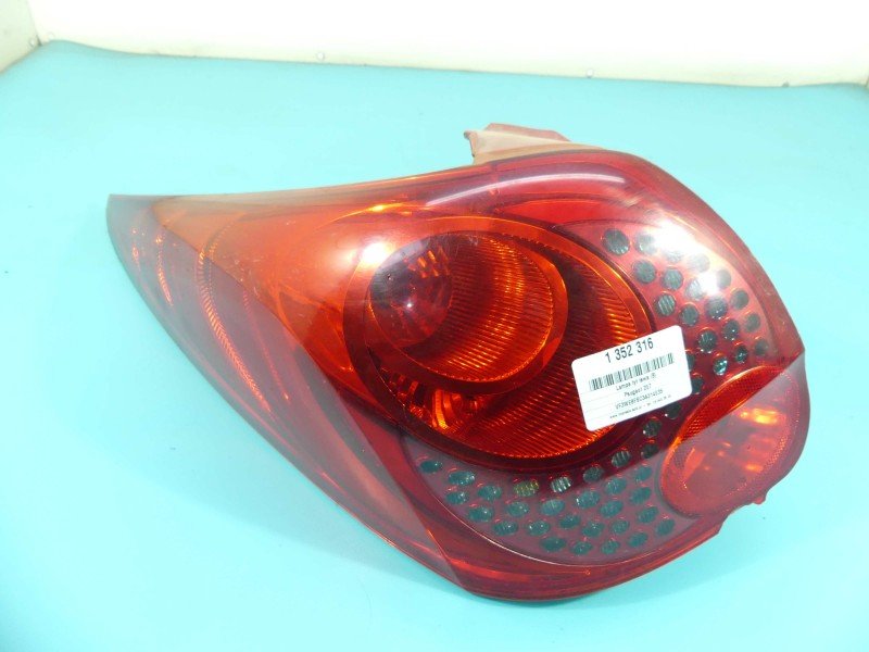 Lampa tył lewa Peugeot 207 kombi