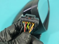 Lusterko prawe Peugeot 508 I Europa /składane elektrycznie / 10+2pin / Rysy na szkle oraz dolnej obudowie europa