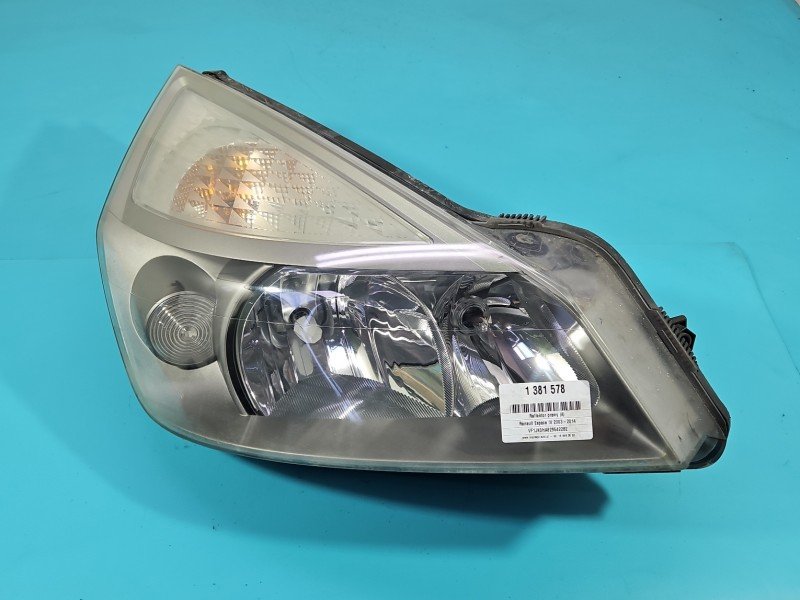 Reflektor prawy lampa przód Renault Espace IV EUROPA