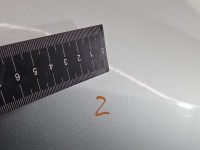 Błotnik przód prawy Kia Carens III 06-13 srebrny 7S