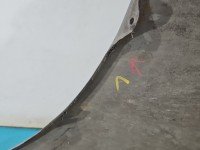 Błotnik przód prawy Toyota Corolla Verso II szary 4S0