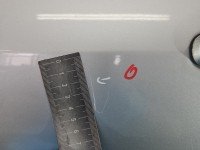 Drzwi przód lewe Toyota Corolla E12 4d srebrny 199