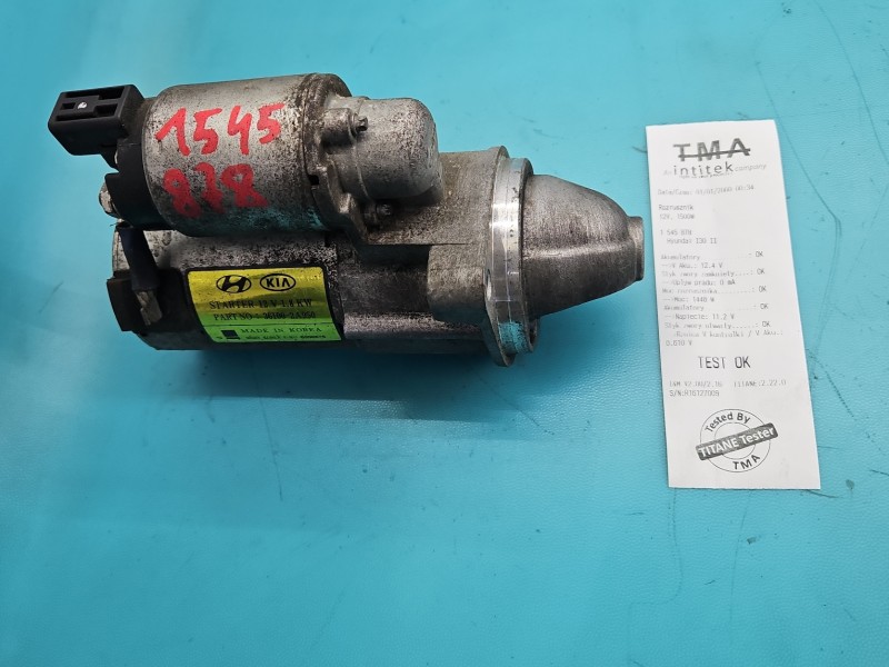 TEST Rozrusznik Hyundai I30 II 12-16 1.6 crdi 36100-2A950