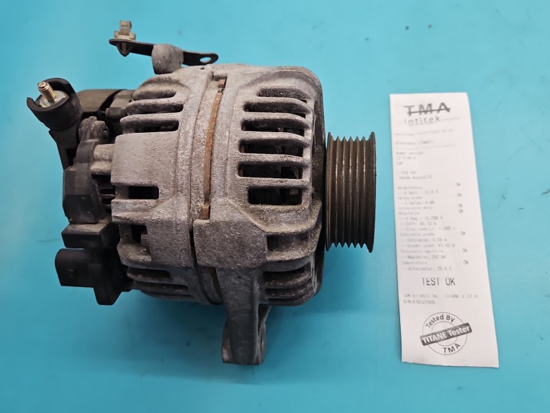 TEST Alternator Honda Accord VI 98-02 0124325006 2.0 16V