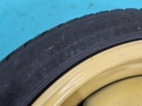 Koło zapasowe 16" dojazdowe dojazdówka Toyota Prius II XW20 03- Rozstaw śrub: 5x100, Bridgestone, TOP1529990, 4J 125/70/R16...