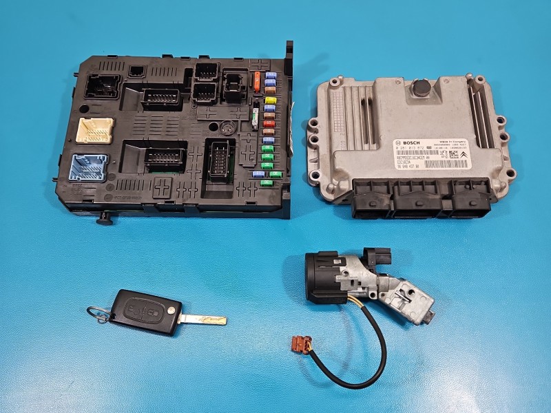 Komputer Sterownik silnika 0281013872, 9664843780, 9666895580 Citroen Berlingo II 1.6 hdi