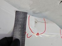 Błotnik przód prawy Toyota Corolla E21 19- biały 040