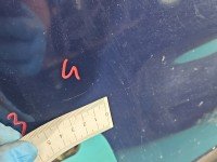 Drzwi tył lewe Peugeot Partner I HB 5d granatowy