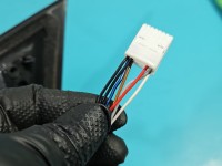 Lusterko lewe Toyota Corolla E16 E18 13- elektryczny, Europejska, Kod lakieru: 1f7, 7pin europa