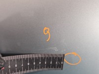 Drzwi tył prawe Citroen C-Elysee II 12- sedan 4d srebrny EZRC