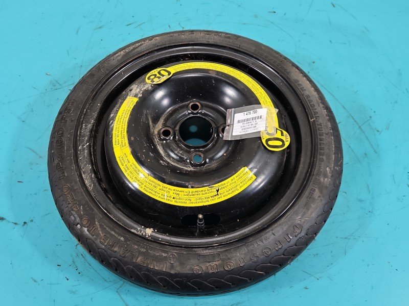 Koło zapasowe 14" dojazdowe dojazdówka Vw Polo III 6N Rozstaw śrub: 4x100, Firestone, 105/70/R14 84M