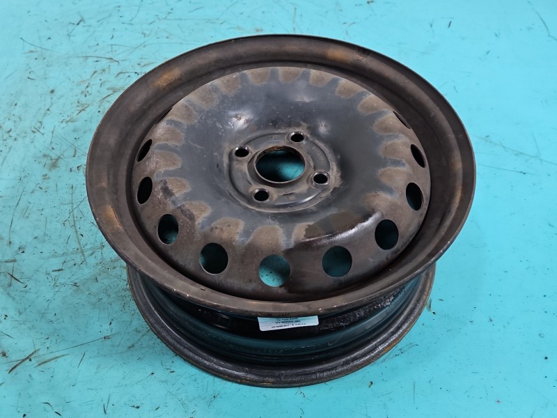 Felga stalowa 15" Fiat Grande Punto Szerokość felgi: 6.0", Rozstaw śrub: 4x100, Odsadzenie (ET): 43, Producent felg: FIAT,...