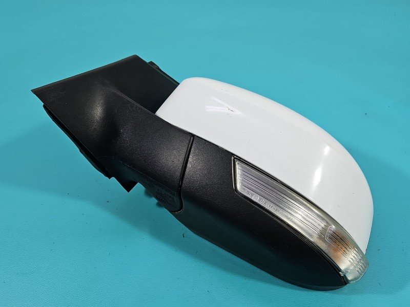 Lusterko lewe pin Ford Focus Mk3 HB biały 5B 5d europa