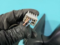 Lusterko lewe pin Honda Civic VI HB 5d kolor bordowyBLACK europa