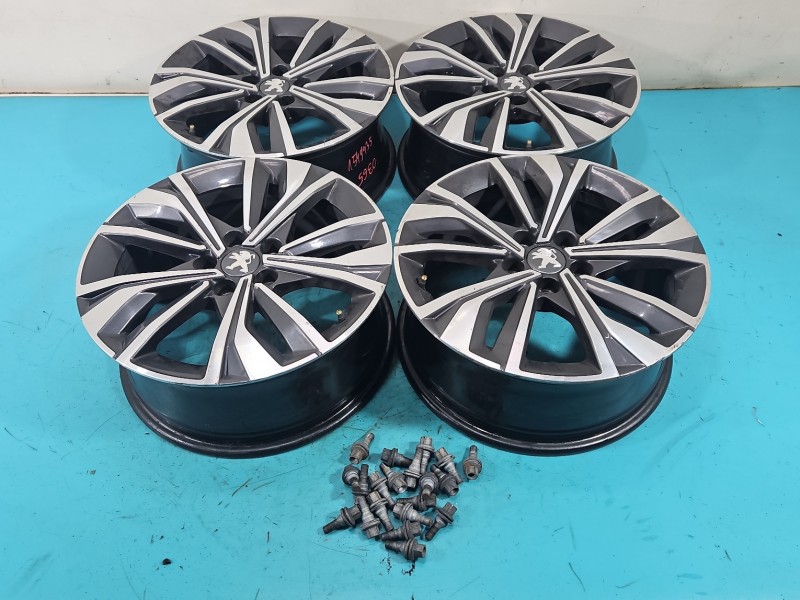 alufelgi felgi 17" komplet Peugeot 508 II 18- R17 Szerokość felgi: 7.0", Rozstaw śrub: 5x108, Odsadzenie (ET): 40, PEUGEOT,...