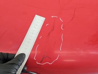 Klapa tył Opel Astra I F sedan 4d czerwony