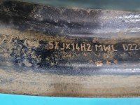 Felga stalowa 14" Fiat 500 07-20 Szerokość felgi: 5.5", Rozstaw śrub: 4x98, Producent felg: FIAT, et35 14x5.5j 4x98