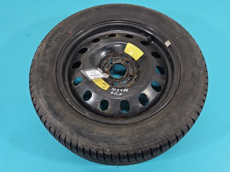 Koło zapasowe 16" dojazdowe dojazdówka Peugeot 407 Rozstaw śrub: 5x108, Michelin, 205/60 R16 MICHELIN 6.5J 5X108