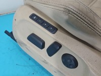 Fotel lewy przód kierowcy Vw Passat B6 EU 4d Volkswagen, Europejska, skóra, regulowany elektrycznie, podgrzewany