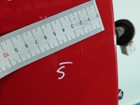 Drzwi tył prawe Toyota Corolla E12 HB 5d czerwony 3E5