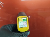 Maska przednia Dacia Sandero I 08-12 bordowy TEB76