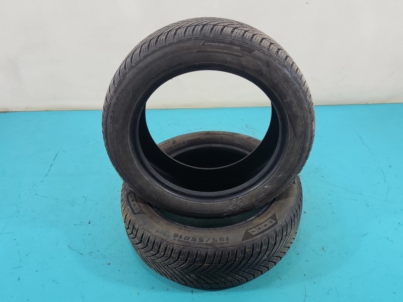 r16,jedna opona naprawiana / 2X IMPERIAL ALL SEASON DRIVER 195/55/R16 87V 2023R BIEŻNIK PONAD 5,7MM (536)