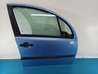 DRZWI PRZÓD PRAWE PASAŻERA Citroen C3 I 5d błękitny