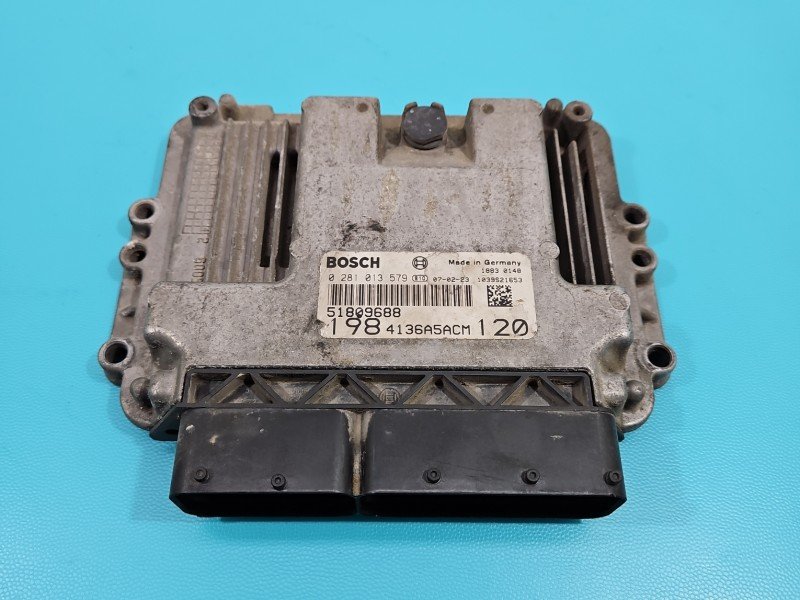 Komputer Sterownik silnika 0281013579, 51809688 Fiat Bravo II 1.9 jtd