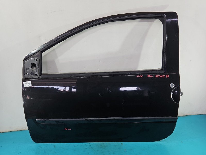 Drzwi przód lewe Renault Twingo II 07-14 3d czarny NV676