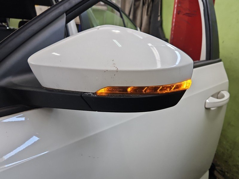 Lusterko lewe pin Skoda Octavia III HB 5d kolor biały LF9E europa
