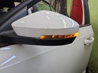 Lusterko lewe pin Skoda Octavia III HB 5d kolor biały LF9E europa