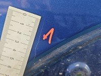 Błotnik przód prawy Mini Cooper One II R56 06- granatowy LIGHTNING BLUE METALLIC (A63)