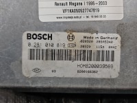 Komputer Sterownik silnika 0281010819, 8200039569 Renault Megane I 1.9 dci