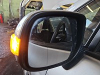 Lusterko lewe Toyota Auris I elektryczny, Europejska, Kod lakieru: 1F7, składane elektrycznie, pęknięta obudowa, 9 pin europa