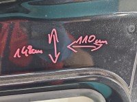 DRZWI PRZÓD PRAWE PASAŻERA Opel Combo D 5d czarny 3AU (298)