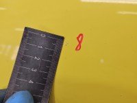 DRZWI PRZÓD LEWE KIEROWCY Peugeot 107 3d żółty KBL