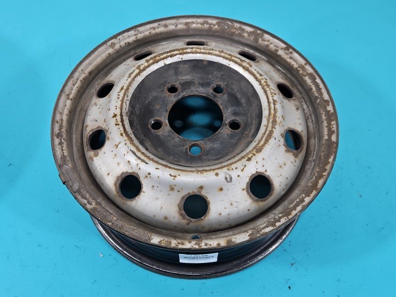 Felga stalowa 16" Renault Master II Szerokość felgi: 6.0", Rozstaw śrub: 5x130, RENAULT, 6j16H2D ET66 5x130
