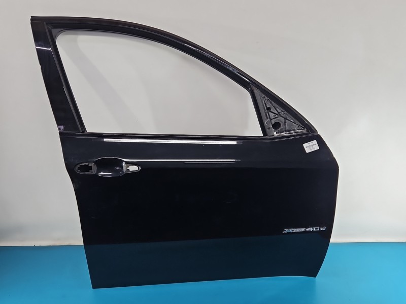 DRZWI PRZÓD PRAWE PASAŻERA BMW X6 E71 5d czarny black sapphire metallic 475/9