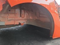 Błotnik tył prawy Opel Corsa F pomarańczowy KVH ćwiartka